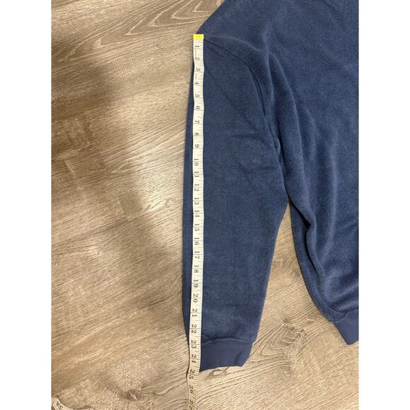 Bolle Golf Men Large Blue Polyester Crew Neck Long Sleeve Pullover Sweatshirt - Picture 4 of 5